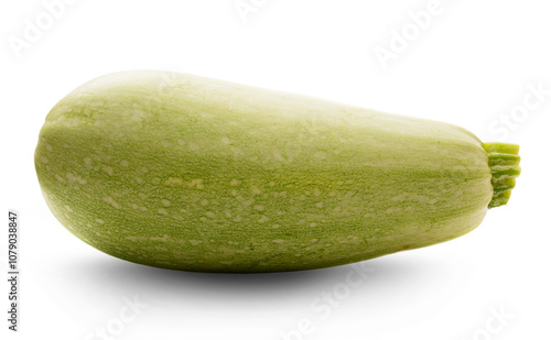 Green marrow on white background photo