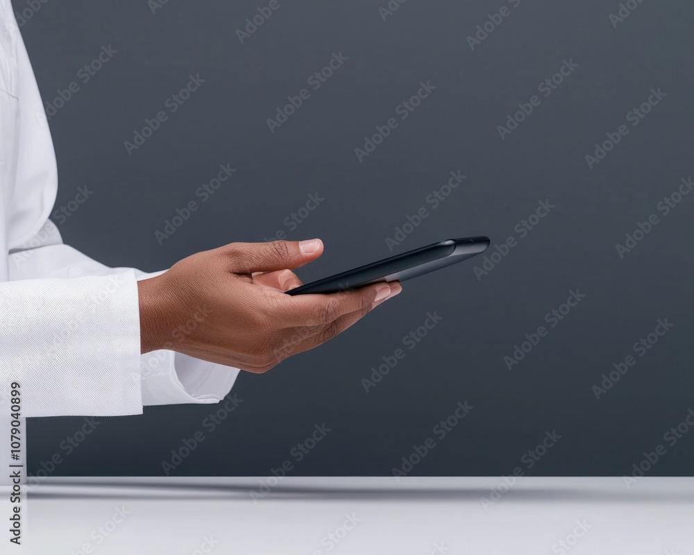Analyst cross-referencing ID checks on tablet, modern workspace, KYC identity verification, screening process Analyst cross-referencing ID checks on tablet, modern workspace, KYC identity verification, screening process