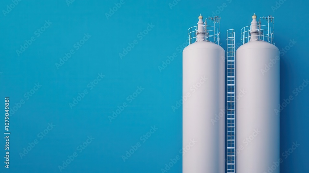 Octane facility with advanced emission control technology, octane processing, environmentally friendly industry Octane facility with advanced emission control technology, octane processing, environmentally friendly industry