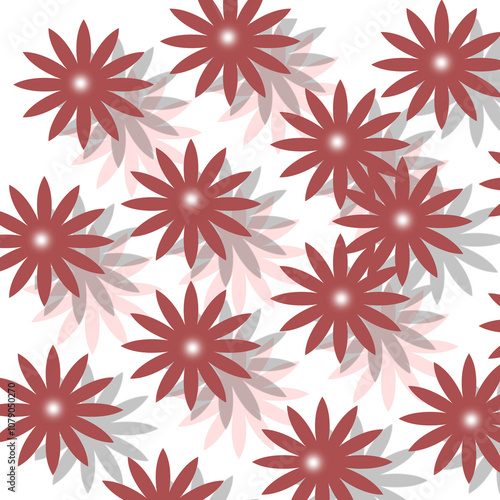 seamless pattern with flowers