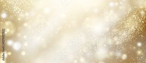 A blurry, gold and white background with a lot of light and shadows