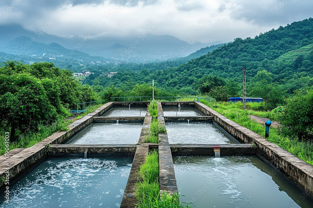 Fototapeta premium Sustainable water management practices to adapt to changing climates