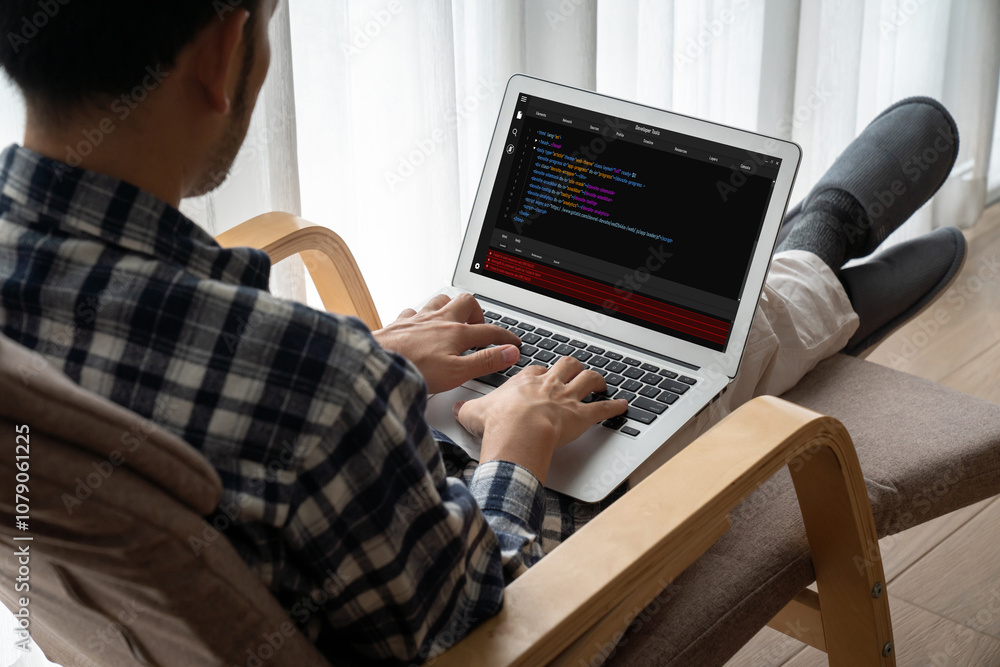 Software development programming on computer screen for modish application and program coding Software development programming on computer screen for modish application and program coding