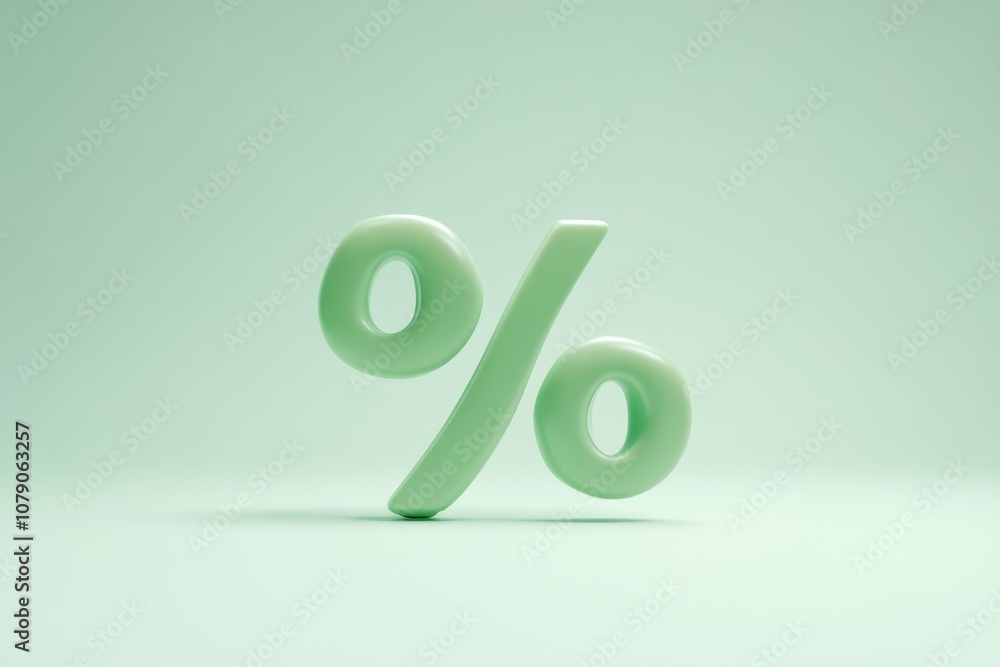 Elegant Percent Sign Display Elegant Percent Sign Display