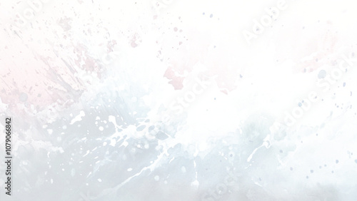 Watercolor Splash White.