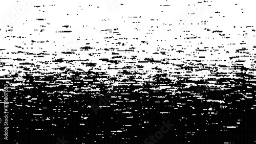 Vector gradient background. Falling pixels. Abstract mosaic.