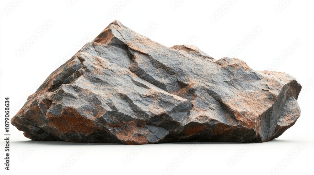 big rock isolated on white big rock isolated on white