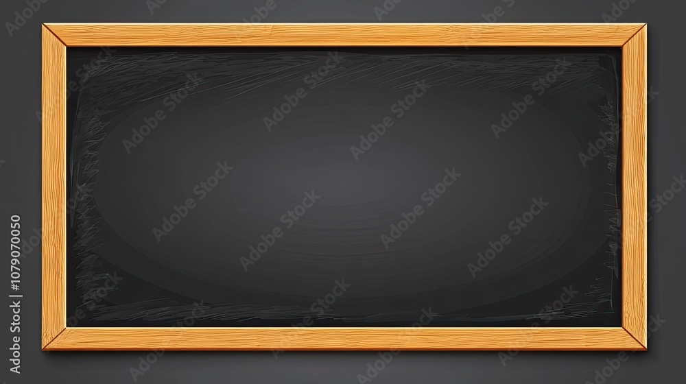 Blank black chalkboard with a rustic wooden frame in a horizontal layout, isolated on a transparent background, perfect for overlay and design use. Blank black chalkboard with a rustic wooden frame in a horizontal layout, isolated on a transparent background, perfect for overlay and design use.