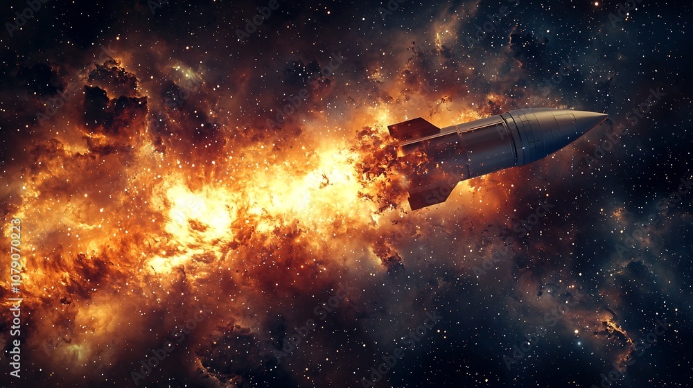 Galactic Rocket A Cosmic Representation of Space Galactic Rocket A Cosmic Representation of Space