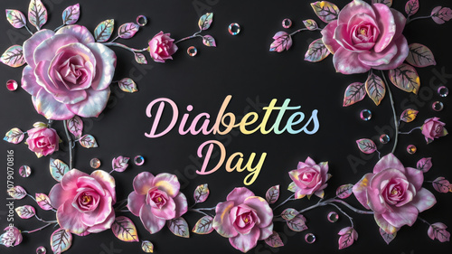 Vibrant Floral Celebration for Diabetes Day1 photo