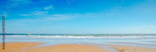 beach in the morning