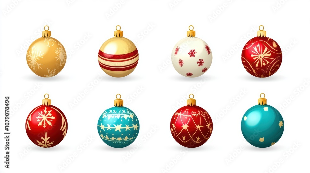 Isolated decoration ornament for holiday season. Isolated decoration ornament for holiday season.