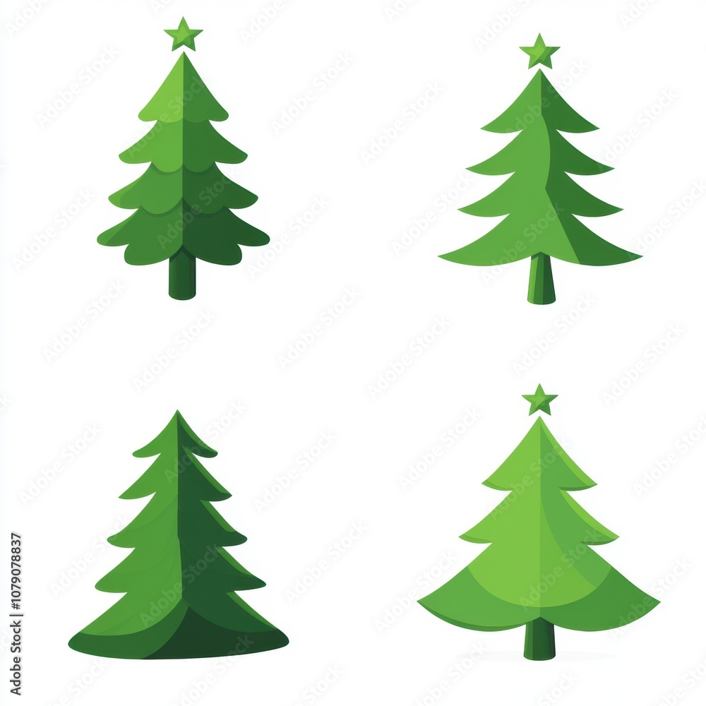 Vector illustration of Christmas tree Vector illustration of Christmas tree