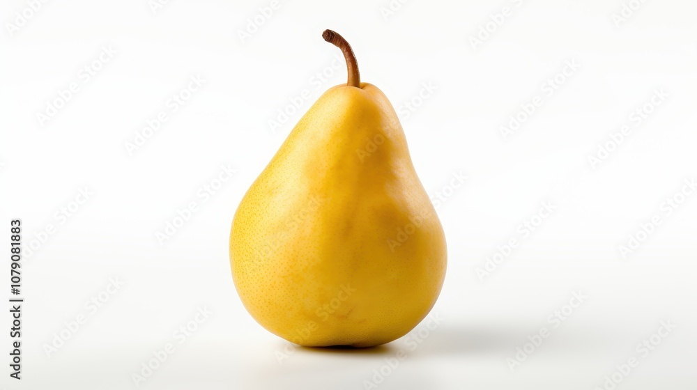 beautiful and ripe pears on a white background. beautiful and ripe pears on a white background.