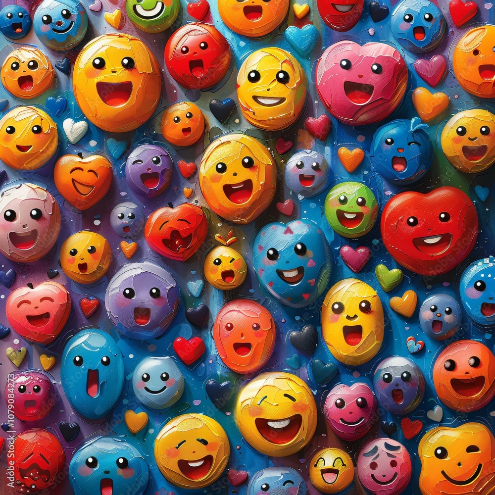 Emoji pattern for creative marketing Emoji pattern for creative marketing