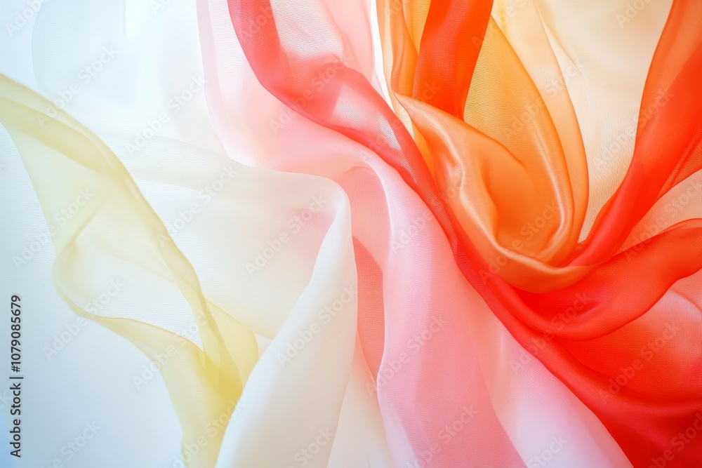 Obraz premium Flowing Colors of Fabric