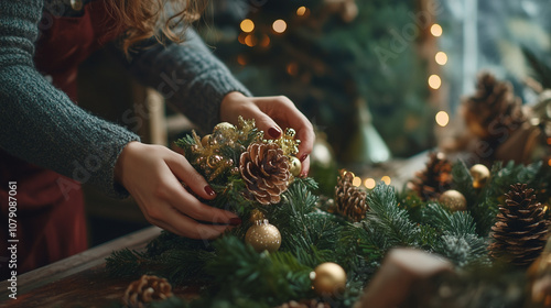 Crafting Christmas Decorations