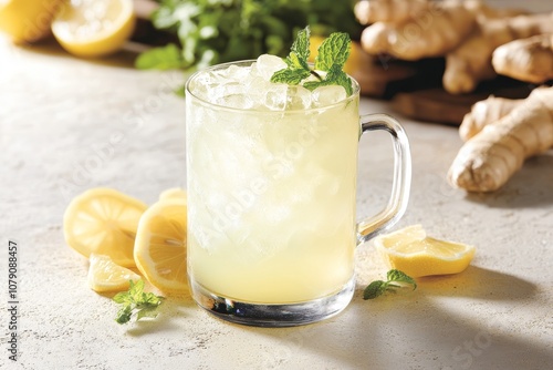 Refreshing Lemon Ginger Mocktail Experience