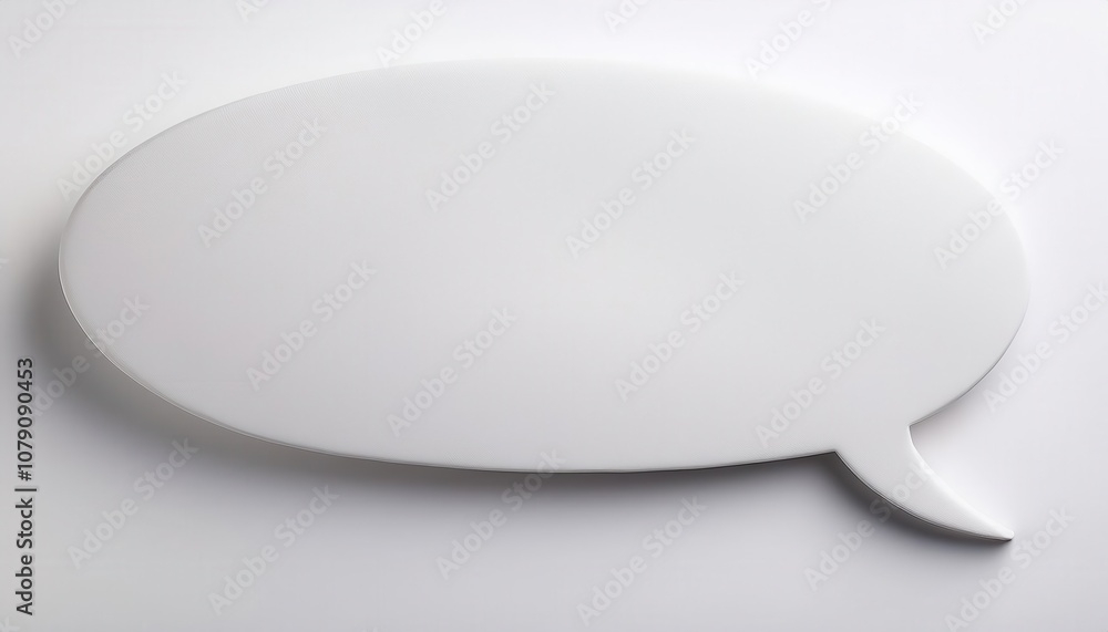 Minimalist Blank Speech Bubble on White Background, Adding Custom Text or Graphics in Marketing, Social Media Posts, Branding, Advertising, Presentations, and Communication Design Projects Copy Space Minimalist Blank Speech Bubble on White Background, Adding Custom Text or Graphics in Marketing, Social Media Posts, Branding, Advertising, Presentations, and Communication Design Projects Copy Space
