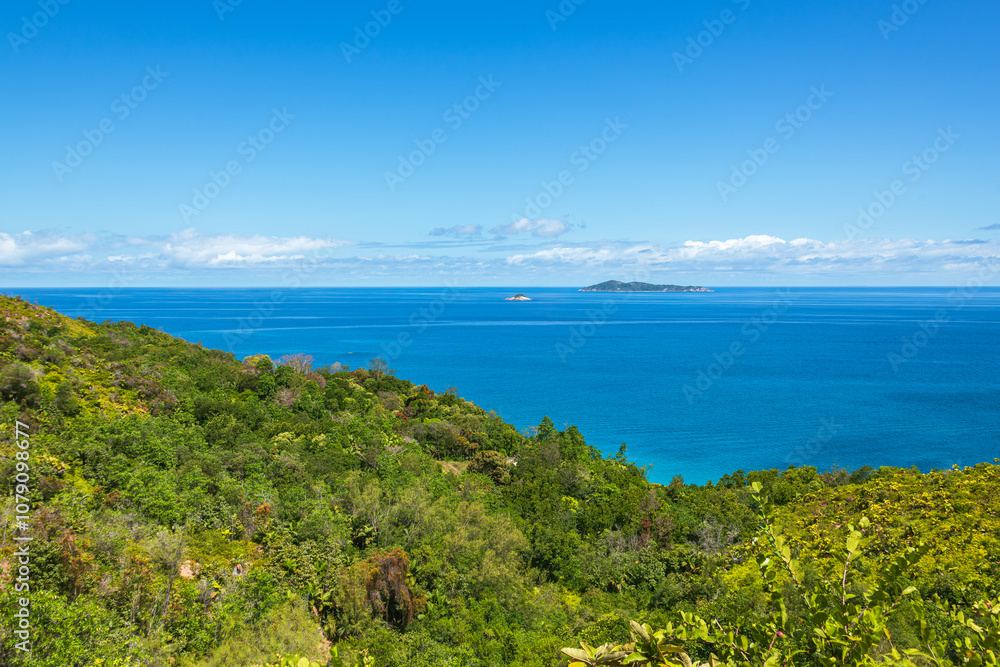 View From Praslin Island To Aride Island View From Praslin Island To Aride Island