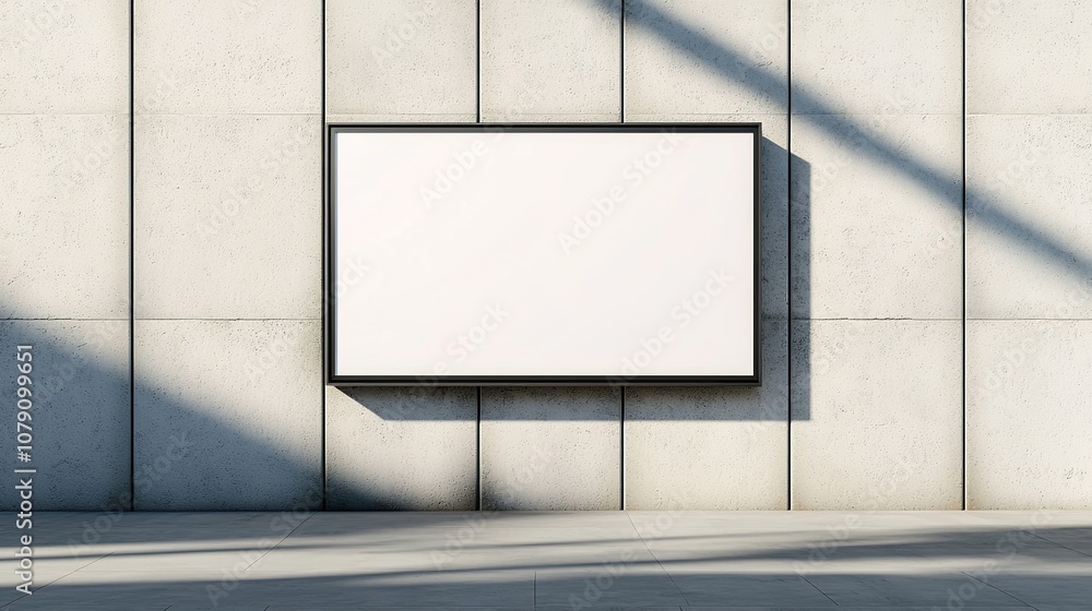 Mockup of billboard with futuristic advertising design in a modern city setting Mockup of billboard with futuristic advertising design in a modern city setting