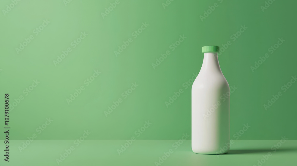 food safety inspection testing Fresh milk bottle on green background, perfect for dairy themes food safety inspection testing Fresh milk bottle on green background, perfect for dairy themes