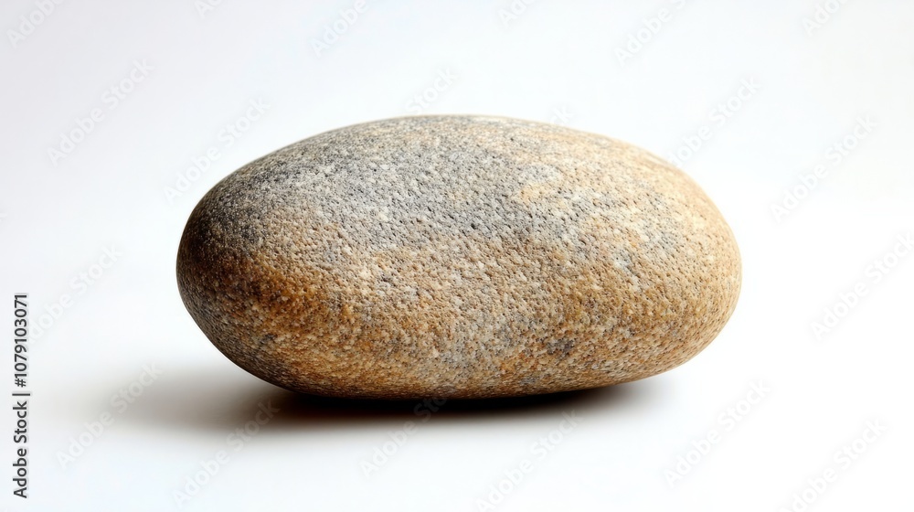 round stone isolated on white round stone isolated on white
