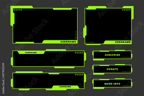 Green Stream Panel Design Set