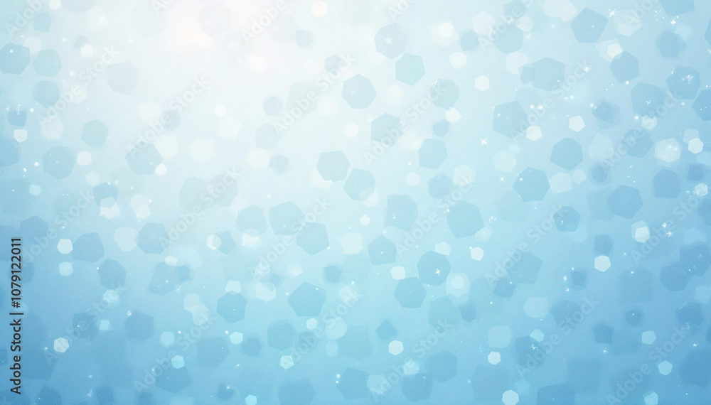Blue background with hexagonal shapes and white specks. Blue background with hexagonal shapes and white specks.