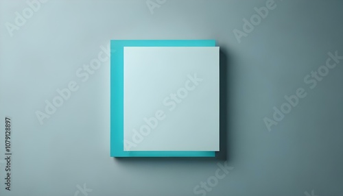 Mockup cuadro en blanco en la pared
