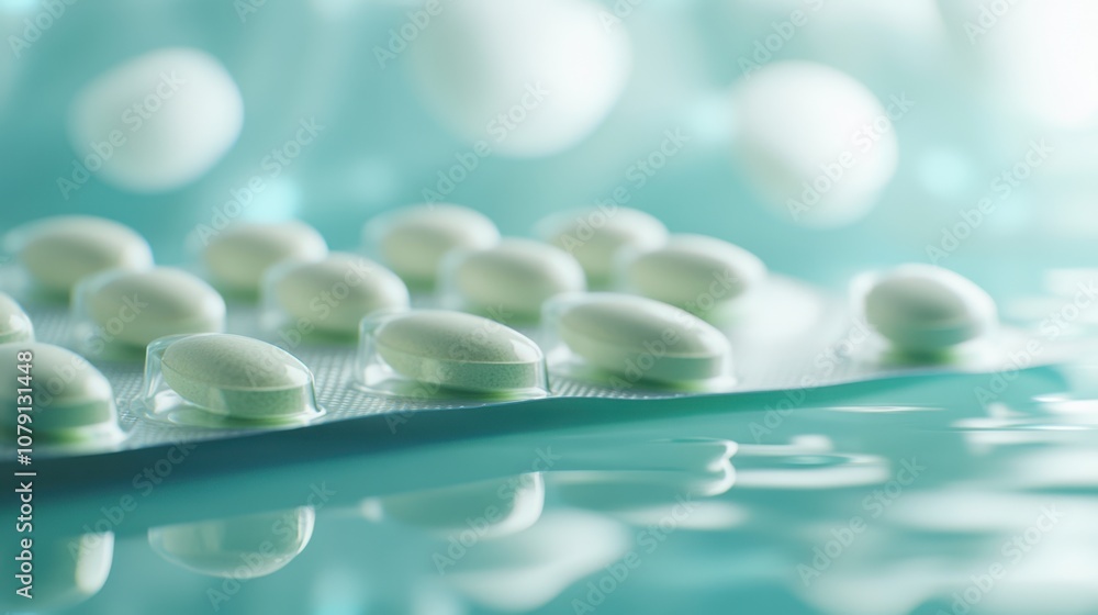 The Tablets on Water Surface