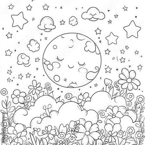 A dreamland with clouds and...