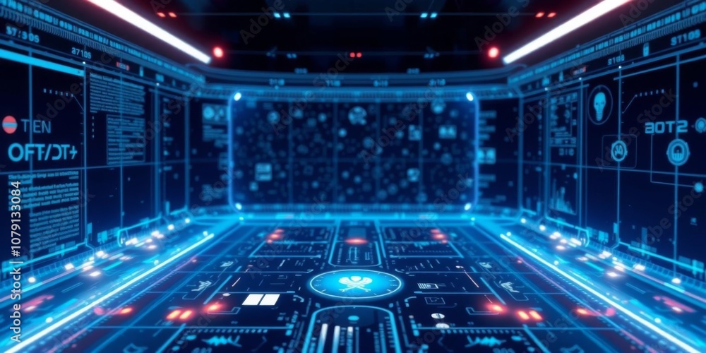 Abstract background of futuristic holographic interface for healthcare innovation, screen, interface Abstract background of futuristic holographic interface for healthcare innovation, screen, interface