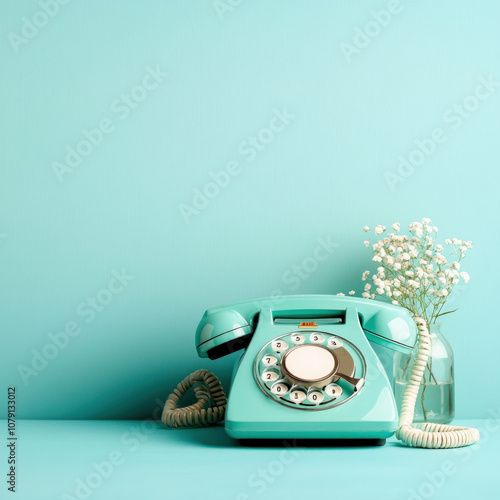 Antique Phone Isolated