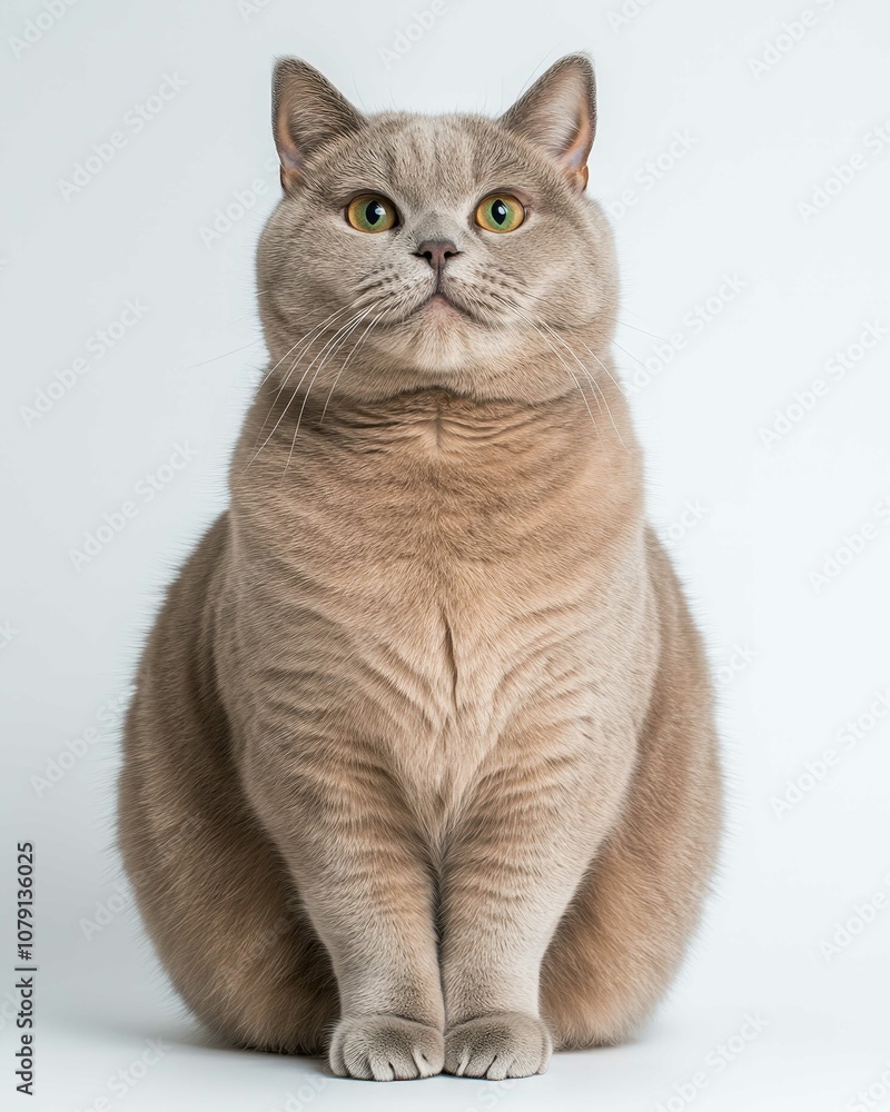 Portrait of a British Shorthair Cat with Round Face and Amber Eyes, Perfect for Cat Lovers and Breed Enthusiasts
Portrait of a British Shorthair Cat with Round Face and Amber Eyes, Perfect for Cat Lovers and Breed Enthusiasts