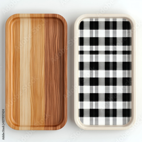 Empty Tray Isolated