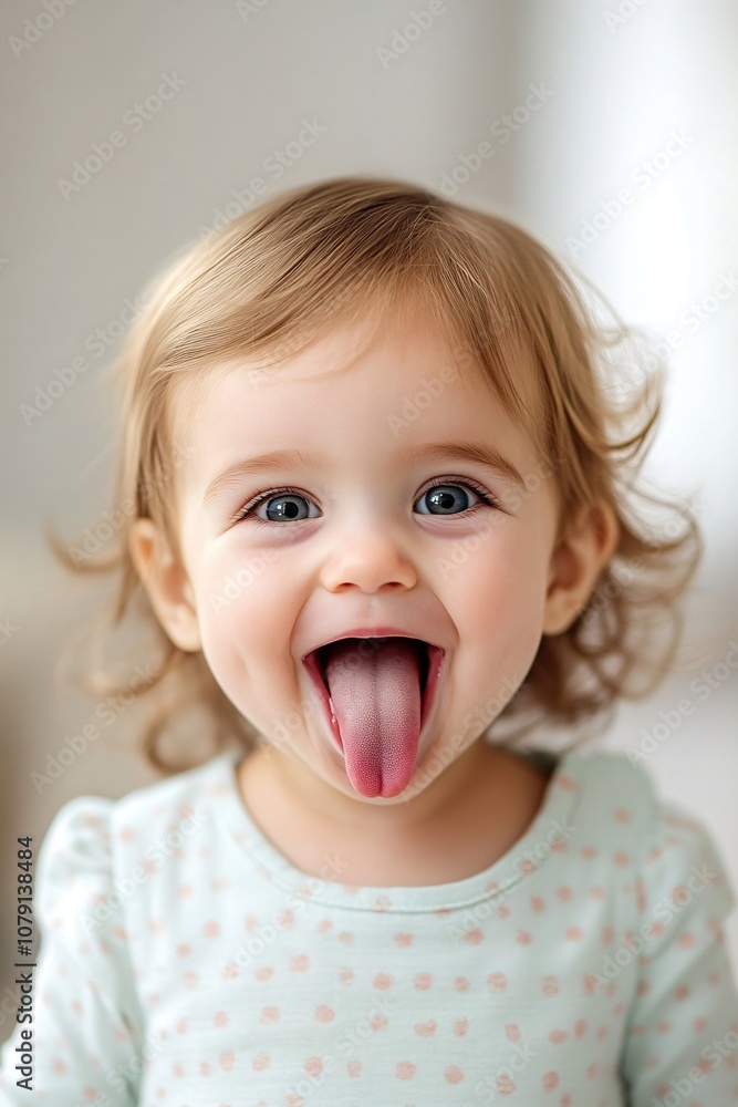 Funny little kid showing tongue and making silly face. Excited child portrait. Lifestyle. Funny, playful concept. Children's Day Funny little kid showing tongue and making silly face. Excited child portrait. Lifestyle. Funny, playful concept. Children's Day