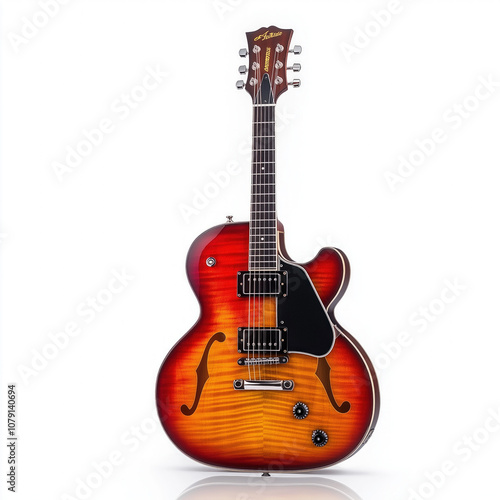 Jazz Guitar Isolated