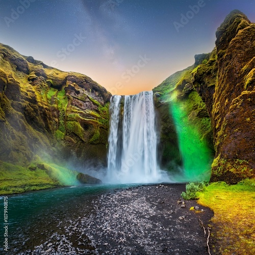 Discovering the beauty of Iceland, with its stunning waterfalls, geothermal springs, and the mesmerizing Northern Lights