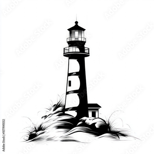Lighthouse Isolated