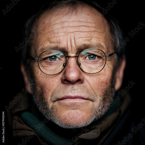 Older Man Isolated