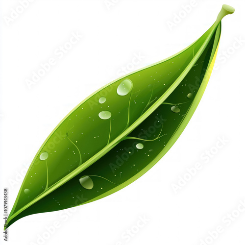 Pea Pod Isolated