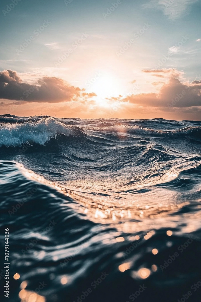 Obraz premium sunset over the sea