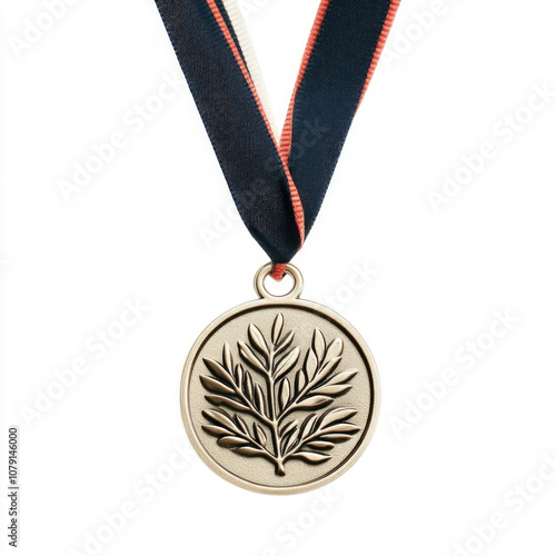 Silver Medal Isolated