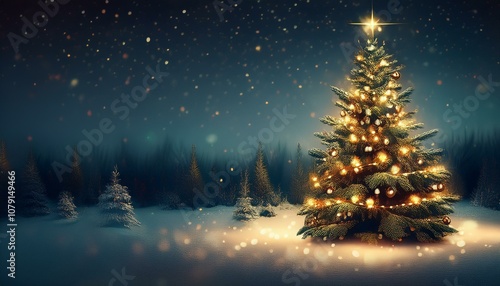 Christmas tree background