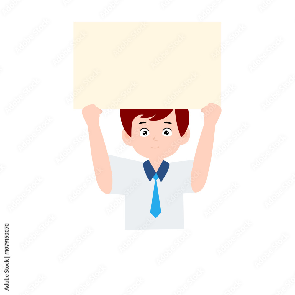 boy different pose activity school isolated on white background, uniform school white blue boy different pose activity school isolated on white background, uniform school white blue