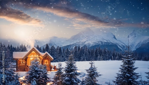 Wallpaper Mural winter vacations christmas Torontodigital.ca