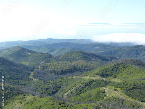 landschaft berge gomera kanaren