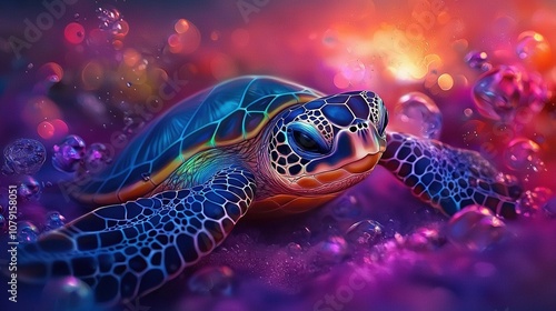  Bubbles on Back, Head Above Water