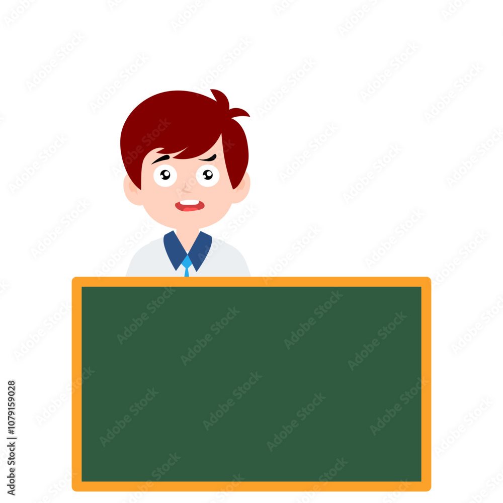 boy different pose activity school isolated on white background, uniform school white blue boy different pose activity school isolated on white background, uniform school white blue